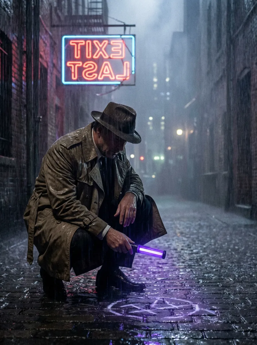 Nano Banana 2 - Neo-Noir Detective Alley