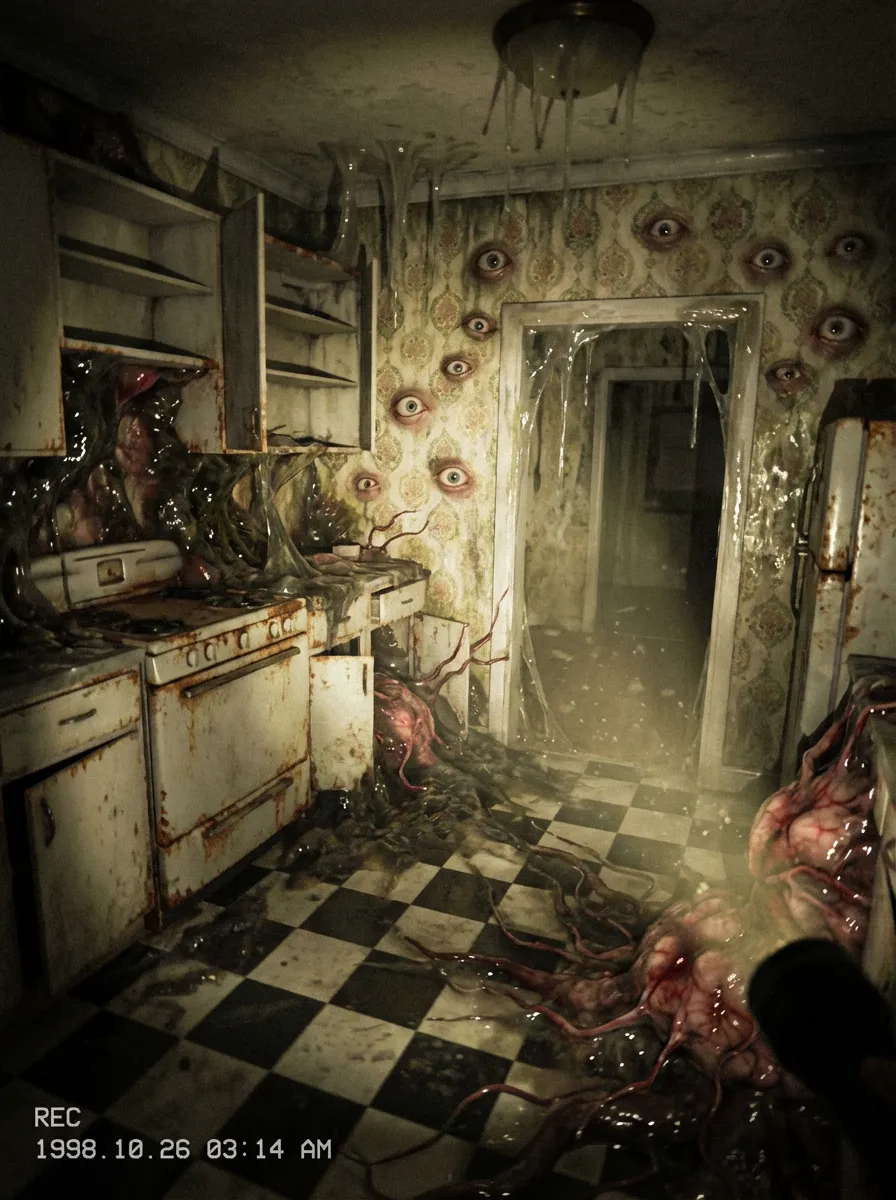 Nano Banana 2 - Organic Horror Kitchen